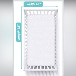 American Baby Company Waterproof Fitted Quilted crib Mattress pad and cover